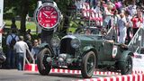 Zieleinlauf des Bentley Blower auf der Mille Miglia 2015