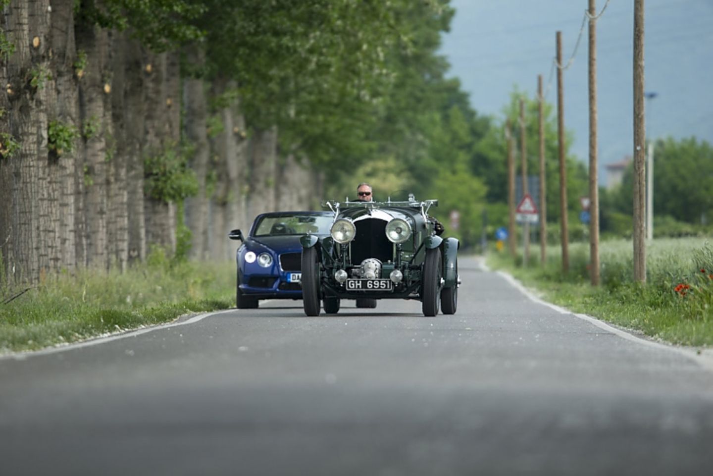Frank Meakin Bentley Blower - 1.300 km hat Meakin vor der Mille Miglia abgespult