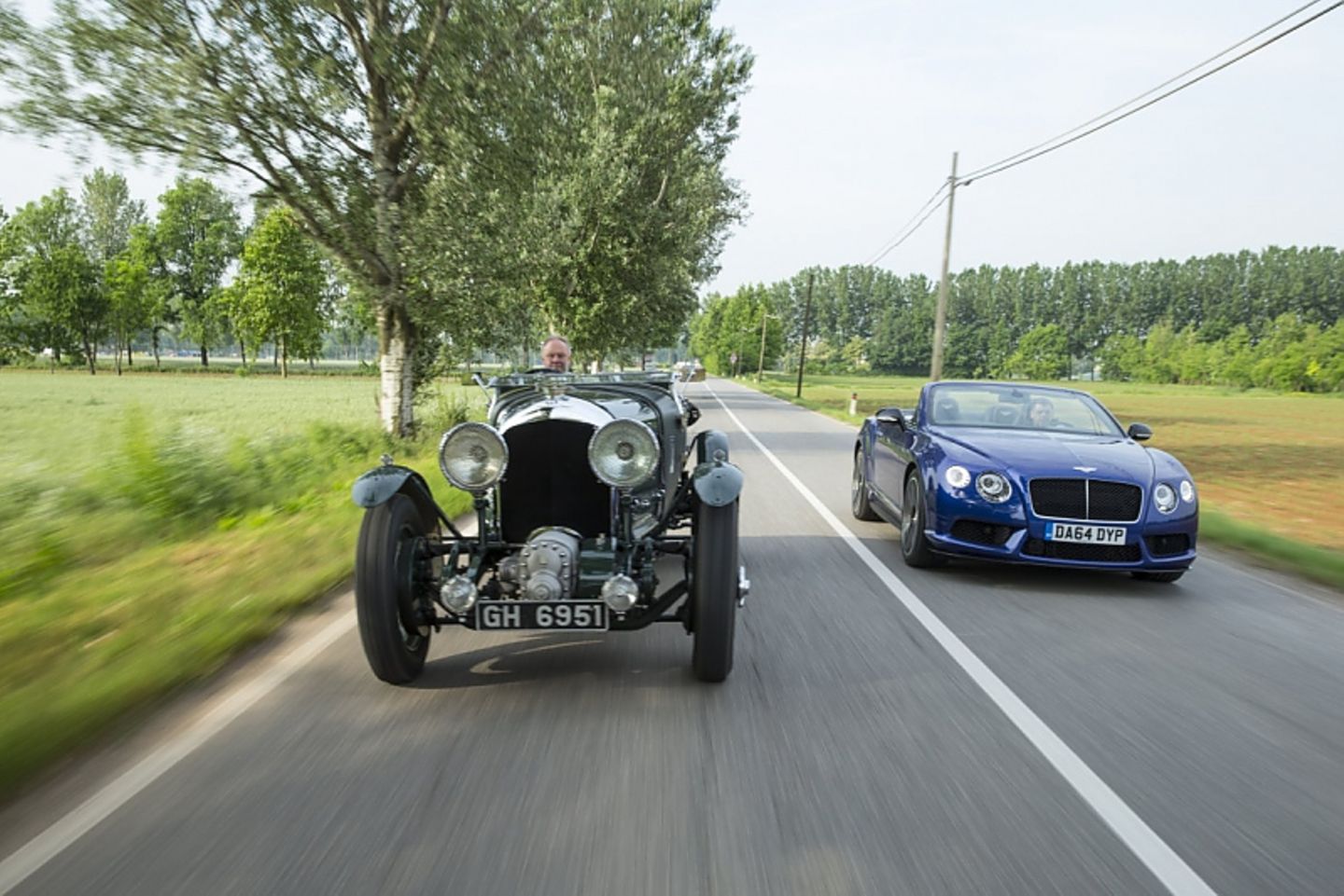 Bentley Blower und Vontinental GTC - Treffen der Generationen
