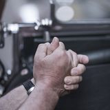 Frank Meakin am Bentley Blower