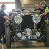 Frank Meakin am Bentley Blower vom 1930