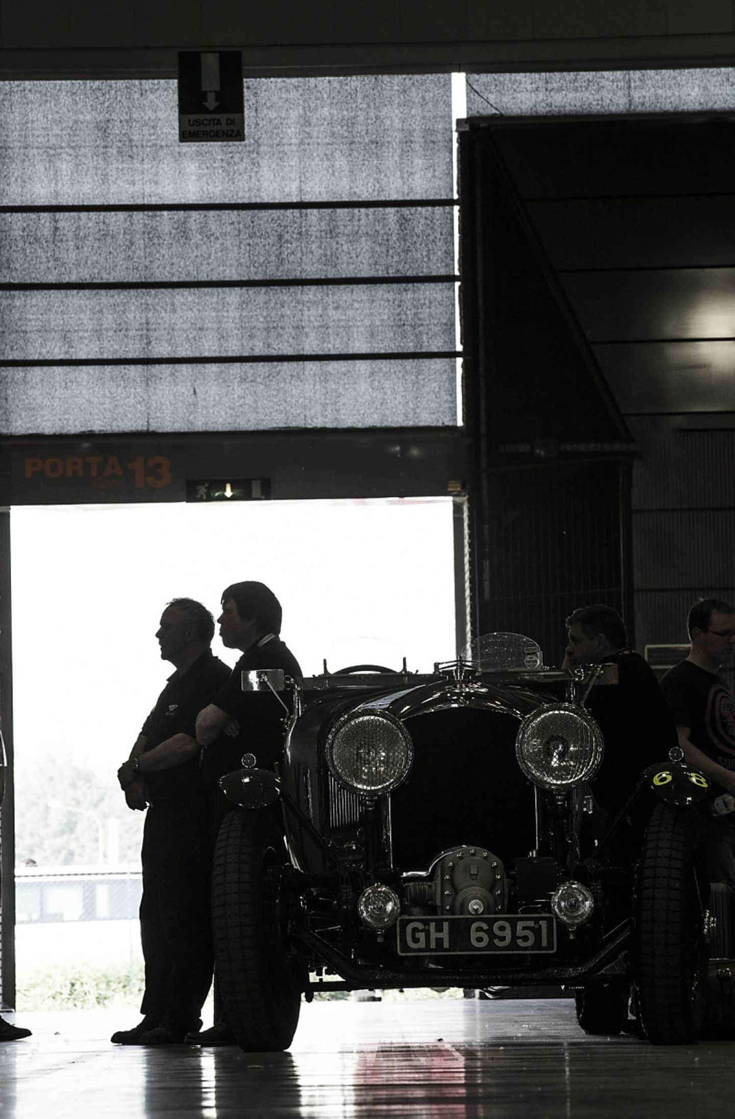 Frank Meakin am Bentley Blower