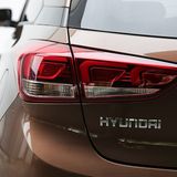 Die Heckleuchten des Hyundai i20 Coupé