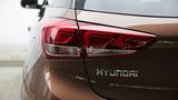 Die Heckleuchten des Hyundai i20 Coupé