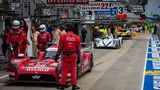 Ein Nissan-Bpxenstopp bei den 24 Stunden von Le Mans 2015