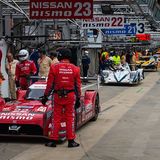 Ein Nissan-Bpxenstopp bei den 24 Stunden von Le Mans 2015