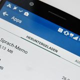 Jede App ist in den Android-Einstellungen mit ihrem verbrauchten Speicher gelistet