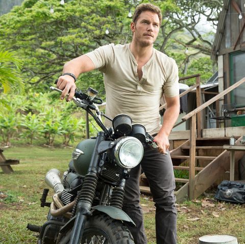 Chris Pratt als harter, aber schlauer Ex-Soldat in "Jurassic World"
