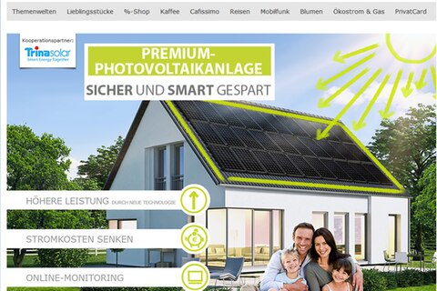 Tchibo bietet die nächste spektakuläre Aktion an: eine Solaranlage fürs Dach