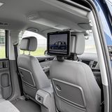 Auf Wunsch sind Tablet-Halter vorhanden.