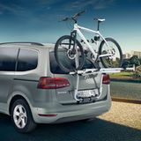 Fahrräderhalter lassen sich hinzubestellen.