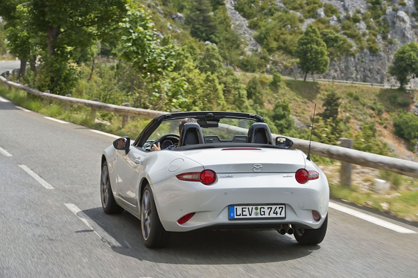 Mazda MX 5 2.0 i-Eloop - der Laderaum schluckt 130 Liter