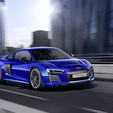Der Audi R8 e-tron ist 250 km/h schnell