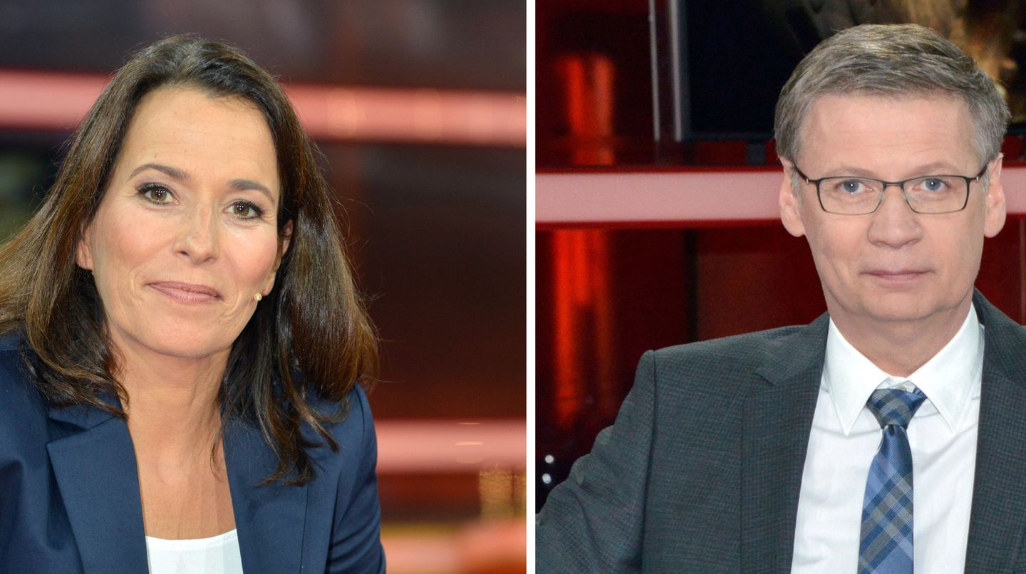 Anne Will und Günther Jauch
