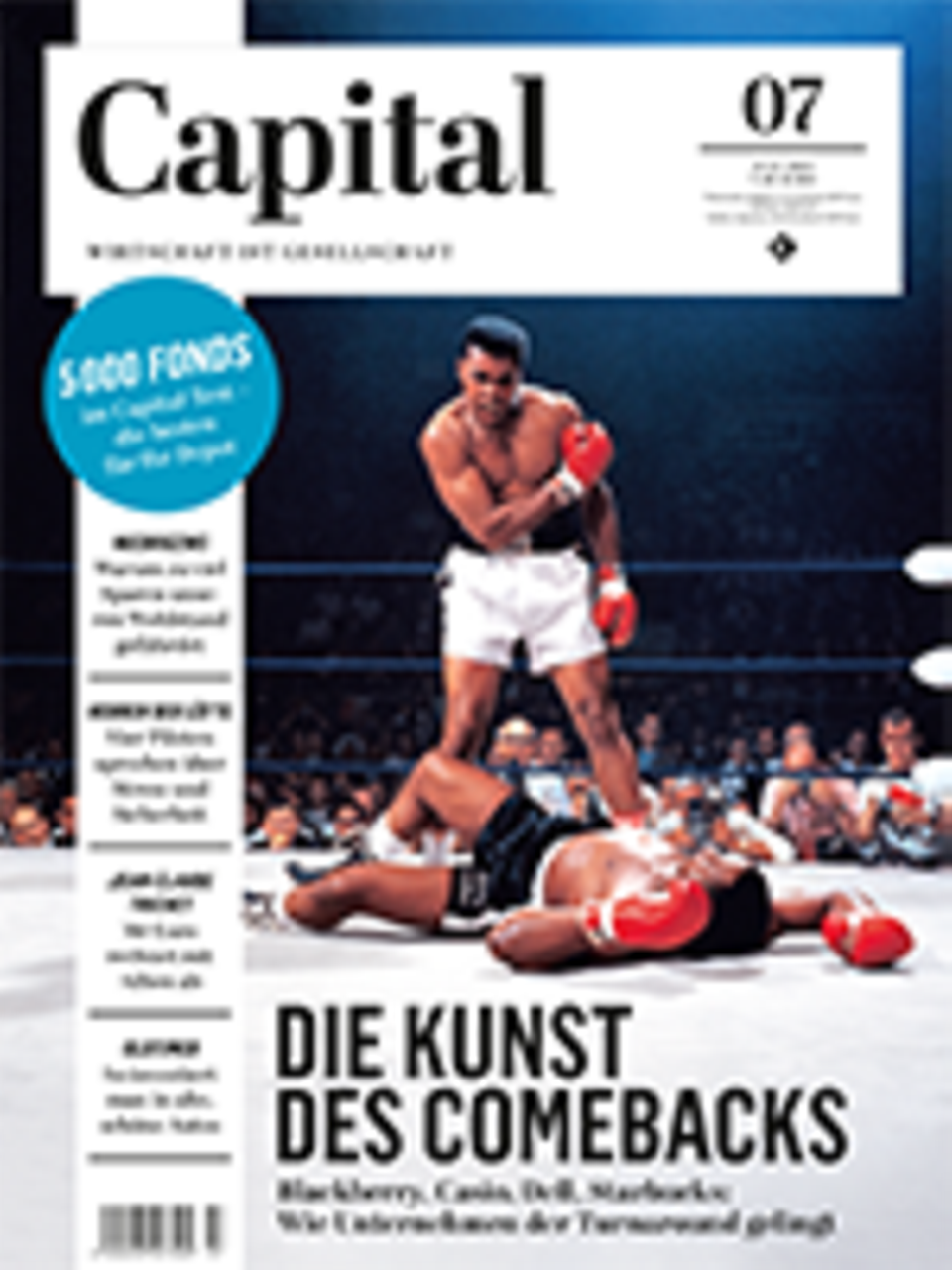 Capital, das Cover des aktuellen Magazins