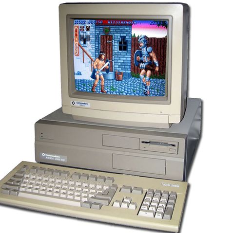 Der Amiga 2000 hat bereits einige Jahre auf dem Buckel