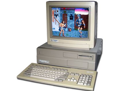 Der Amiga 2000 hat bereits einige Jahre auf dem Buckel
