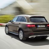 Mercedes GLC - das Heck erinnert an das C-Klasse T-Modell