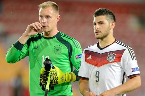 Marc-André ter Stegen (23) und Kevin Volland (22) sind zwei Leistungsträger bei der deutschen U-21-Nationalmannschaft.
