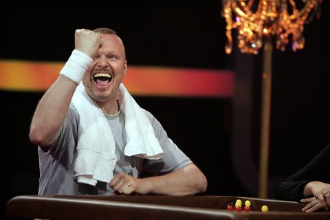 Stefan Raab in Siegerpose