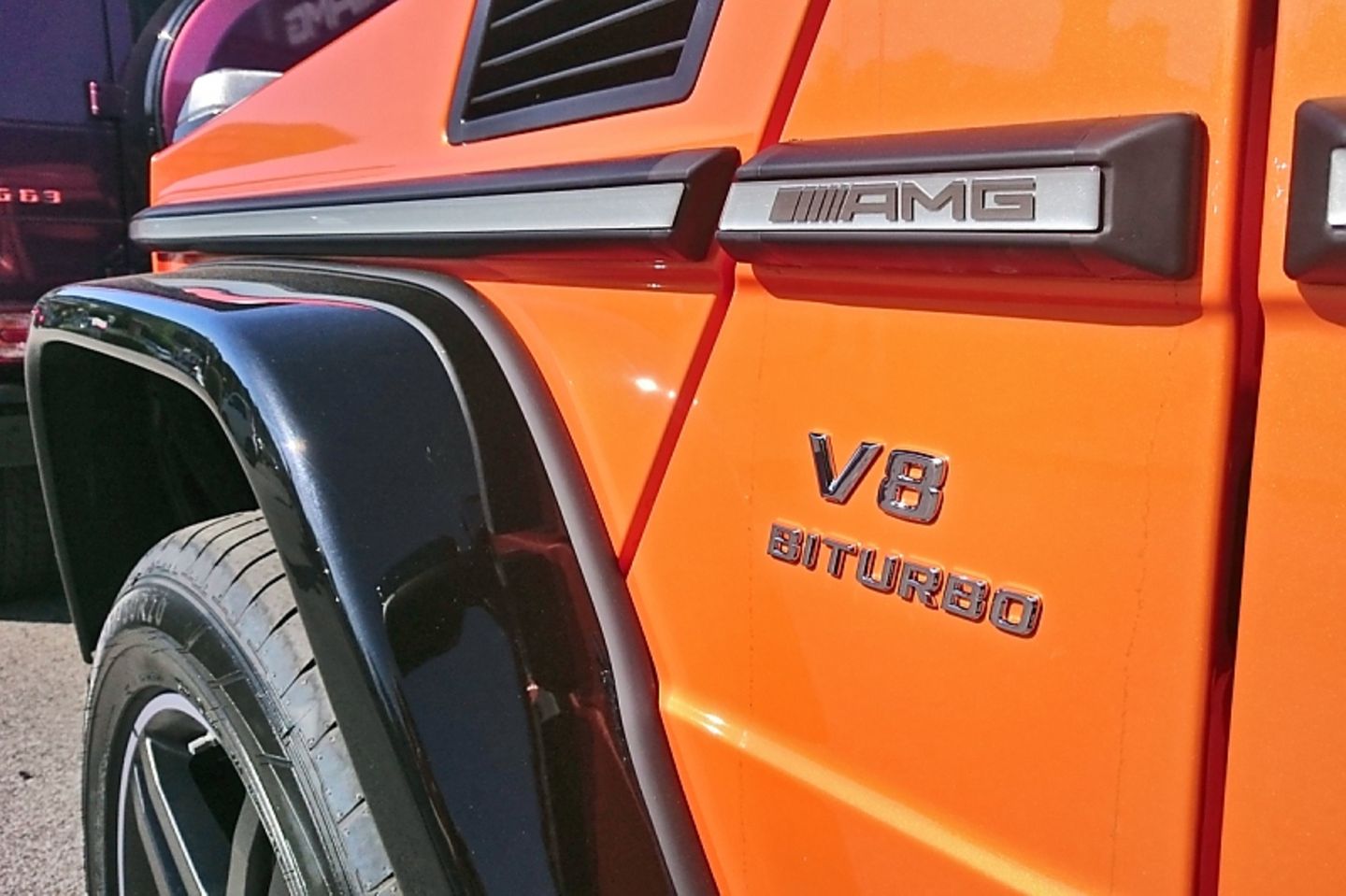 Unter der Haube arbeitet ein V8.