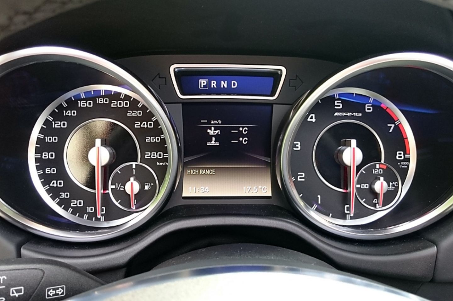 Bis Tempo 210 schafft der G 63 AMG.