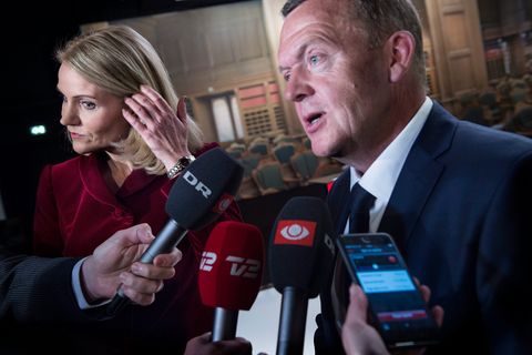 Parlamentswahlen Dänemark: Ministerpräsidentin Helle Thorning-Schmidt (l.) und Lars Løkke Rasmussen