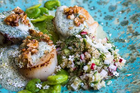 Jakobsmuscheln von Foodblogger "Dinner um Acht"