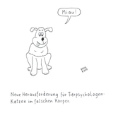 Hunde-Cartoons: Freund und Retter: der Bindenhund
