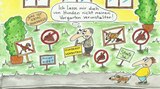 Hunde-Cartoons: Freund und Retter: der Bindenhund