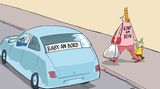 Familien-Cartoons: Schandtal! Komm zu Hause!