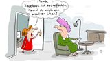 Familien-Cartoons: Schandtal! Komm zu Hause!