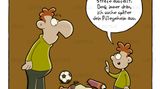 Familien-Cartoons: Schandtal! Komm zu Hause!