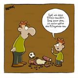 Familien-Cartoons: Schandtal! Komm zu Hause!