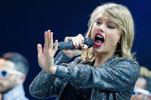 US-Sängerin Taylor Swift auf der Bühne