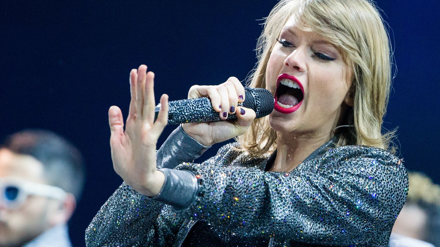 US-Sängerin Taylor Swift auf der Bühne