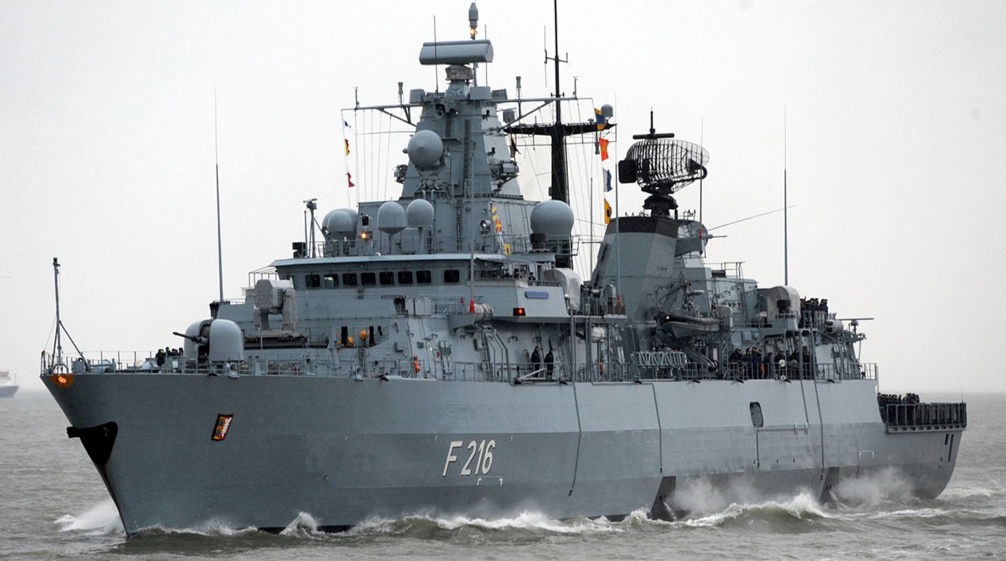 Deutschland beteiligt sich an der Militäraktion unter anderem mit der Fregatte "Schleswig-Holstein"