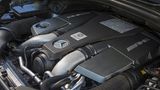 Der doppelt aufgeladene Achtzylinder des Mercedes GLE 63 S AMG Coupé leistet 585 PS und 760 Nm