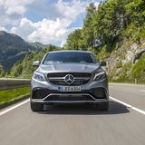 Mercedes GLE 63 S AMG Coupé - die Front macht einem im Rückspiegel Angst