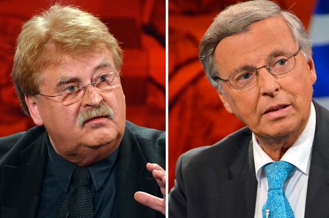 Elmar Brok und Wolfgang Bosbach bei "Hart aber fair"