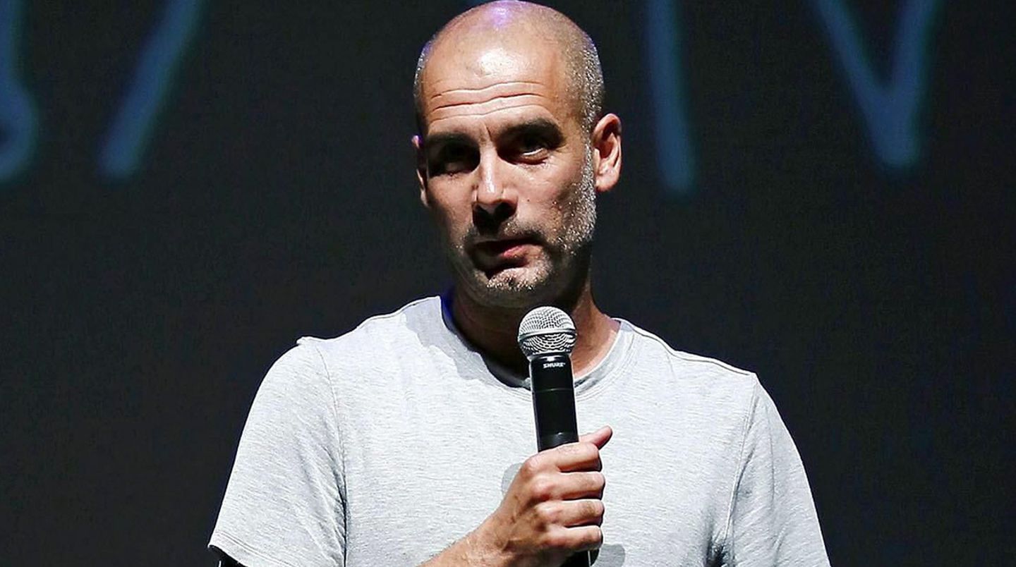 Sprach in der Nähe von Barcelona vor 800 Menschen: Pep Guardiola