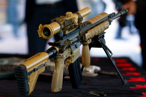 Ein Sturmgewehr des Typs HK417: Auch deutsche Kleinwaffen sind im Ausland sehr beliebt.