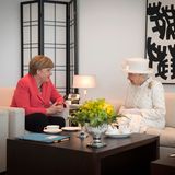 Elizabeth II. in Deutschland: Tag zwei, 24. Juni 2015 Die Queen und die Kanzlerin scheinen sich zu mögen. Das Gespräch im Bundeskanzleramt findet unter Ausschluss der Öffentlichkeit statt.