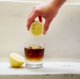 Glas mit Cold Drip Longdrink