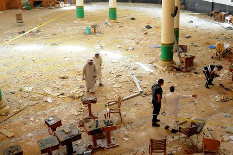 Moschee nach Anschlag in Kuwait