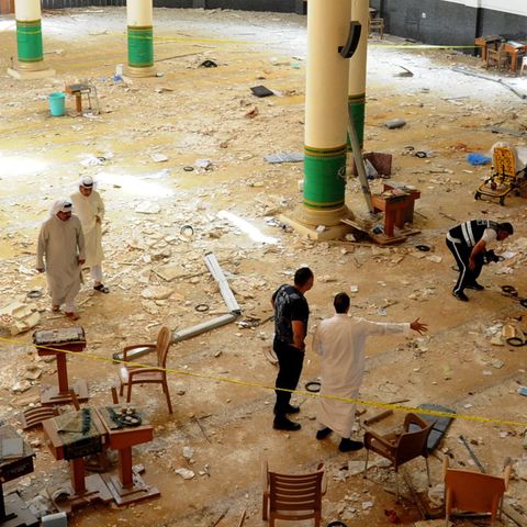 Moschee nach Anschlag in Kuwait