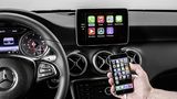 Das Infotainment ermöglicht jetzt Apple Carplay und MirrorLink