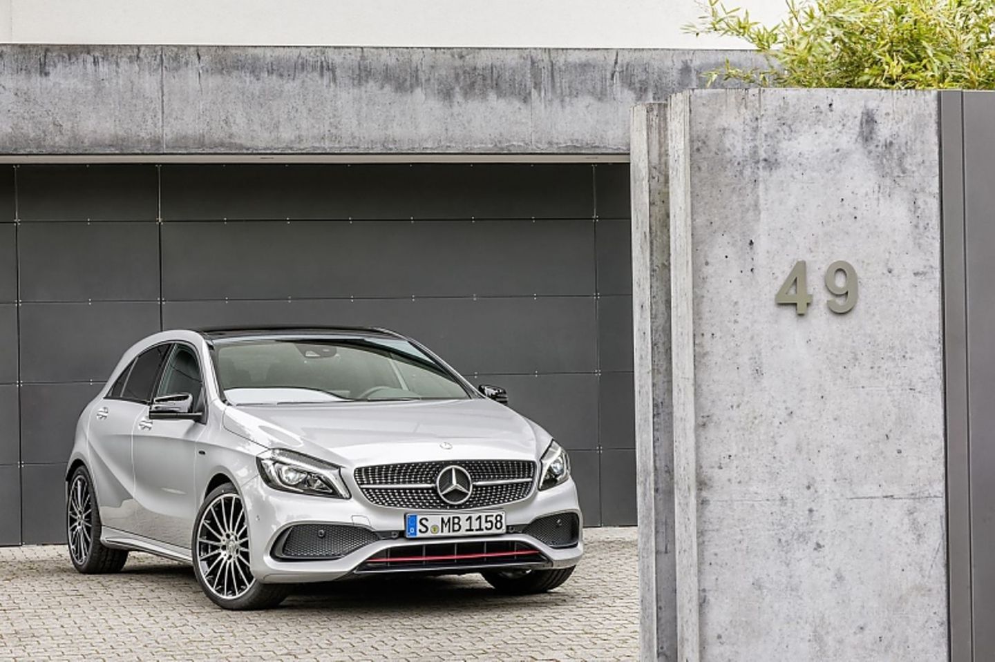 Die Front der Mercedes A-Klasse sieht dynamischer aus