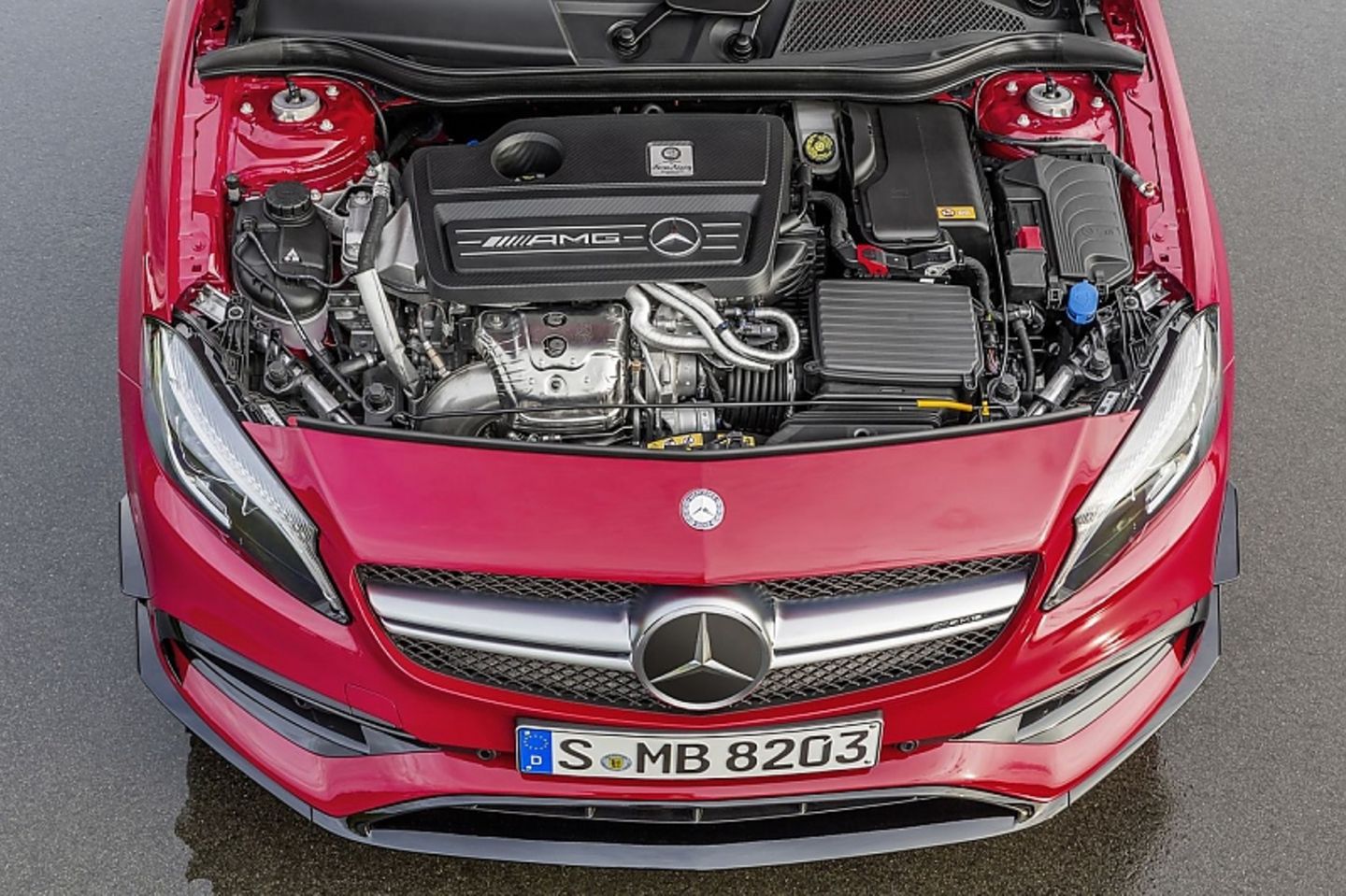 Der Vierzylinder im Mercedes A 45 AMG 4MATIC hat jetzt 381 PS