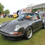 Der Singer-Porsche targa ist ein echter Hingucker.